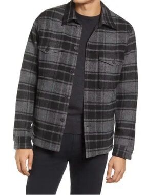 Sustainable Iconics Men’s Lumber Jack Button-Up Jacket Casual Warm Size XXL